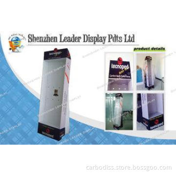 Offset Printing POP Corrugated Paper Metal Hook Display Sta